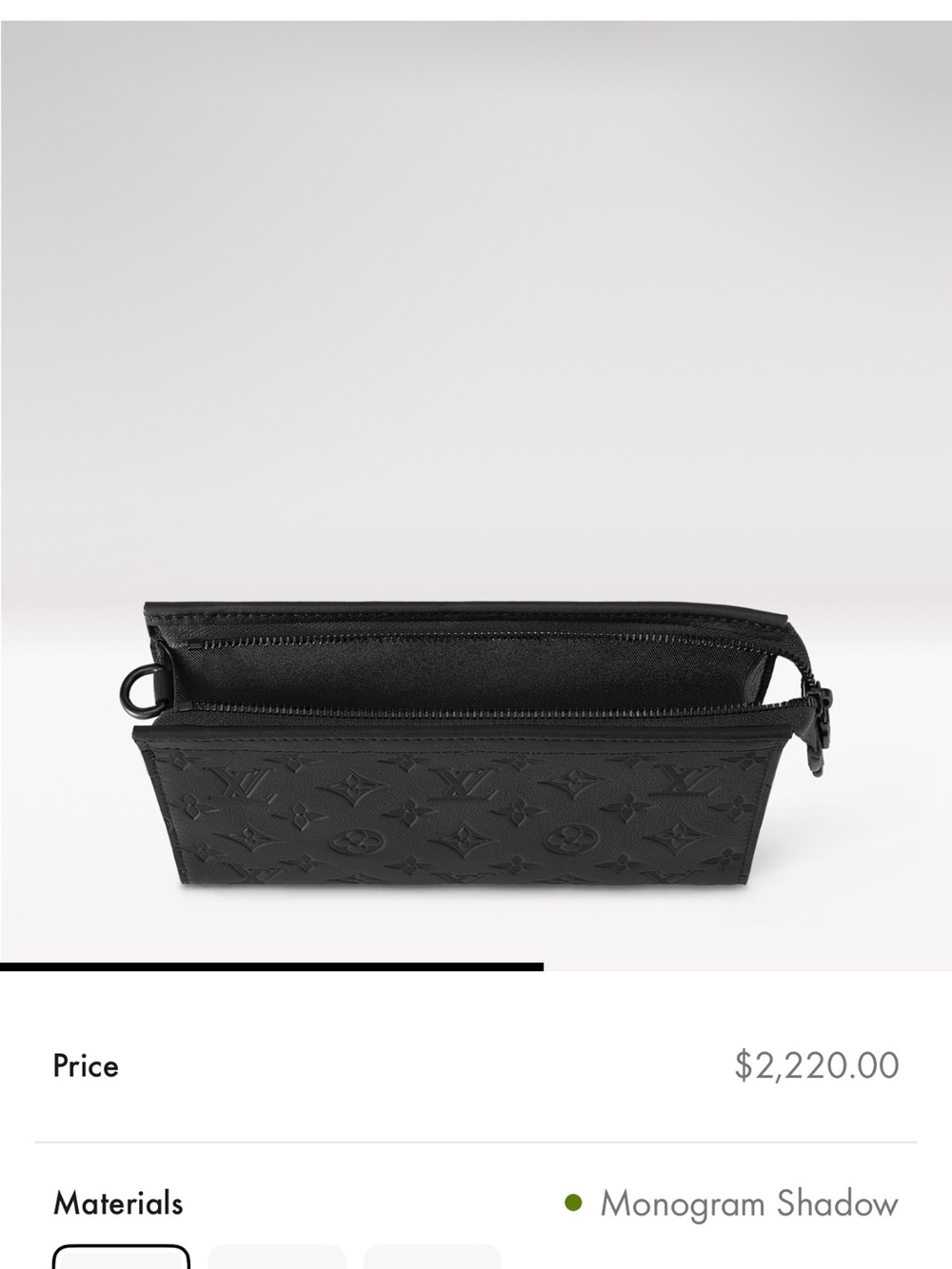 Louis Vuitton Gaston Monogram Shadow Black bag - Picture 5 of 17